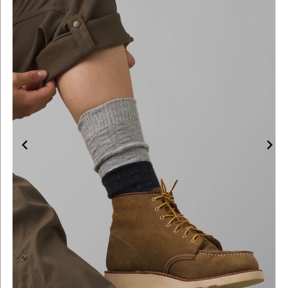 Prana size 12 regular length Halle hiking pants in slate green - Picture 8 of 10